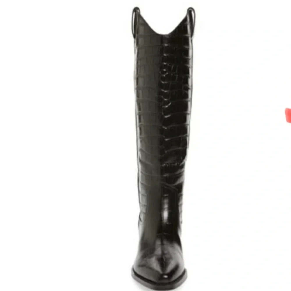Marc Fisher Haze black boots size 6.5 brand new - Picture 4 of 5